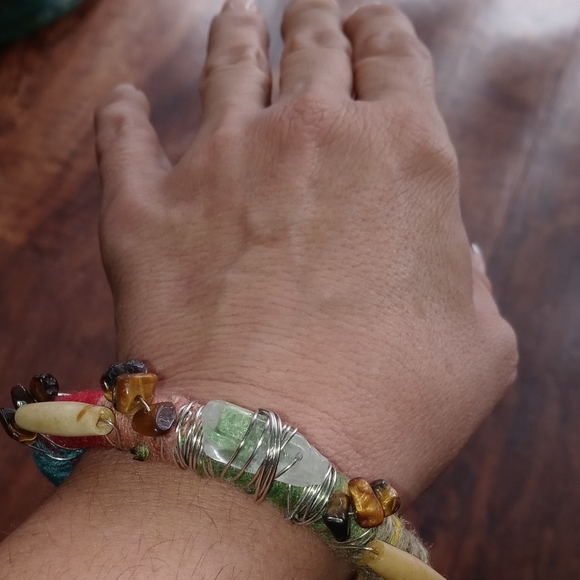 Boho inspired bangle - Picture 4 of 8